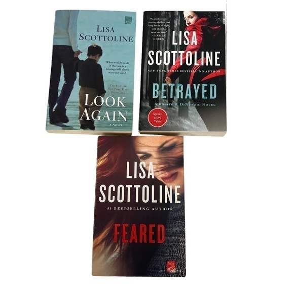 Lisa Scottoline Books/Novels Lot/3 Trade Paperbacks Fiction Thriller/Mystery - Picture 1 of 9